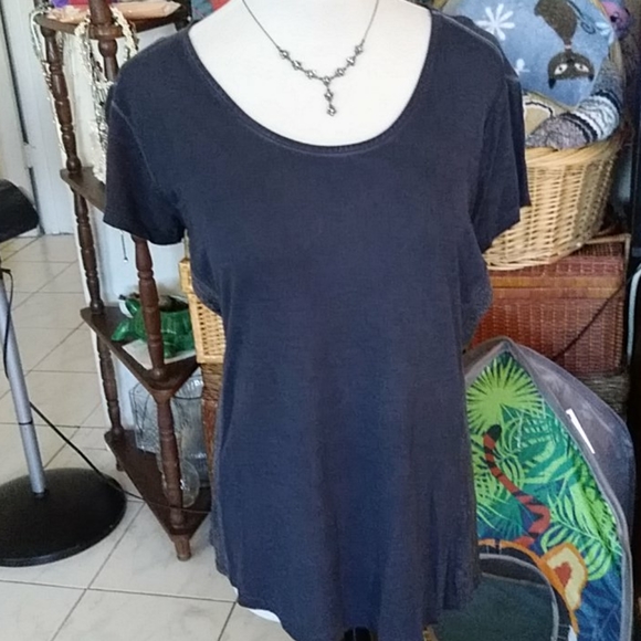 Nwt Crosby blue top with sequins down each side - Picture 8 of 9